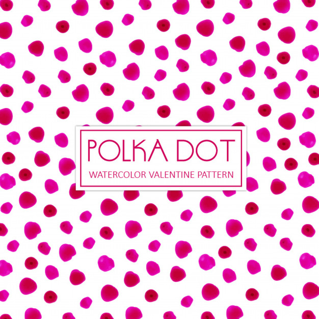 Watercolor Pink Polka Dot Background Vector Free Download 626x626 Watercolor Pink Polka Dot Background Vector Free Download
