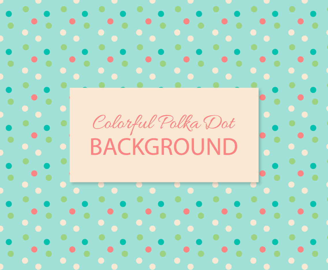 Colorful Polka Dot Background Vector Art Graphics 1136x936 Colorful Polka Dot Background Vector Art Graphics