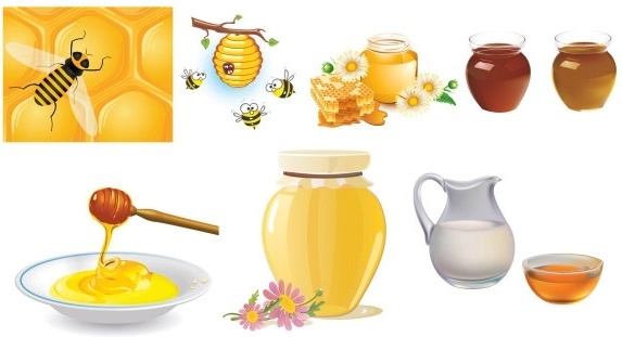 573x311 Bee Pollen Free Vector Download
