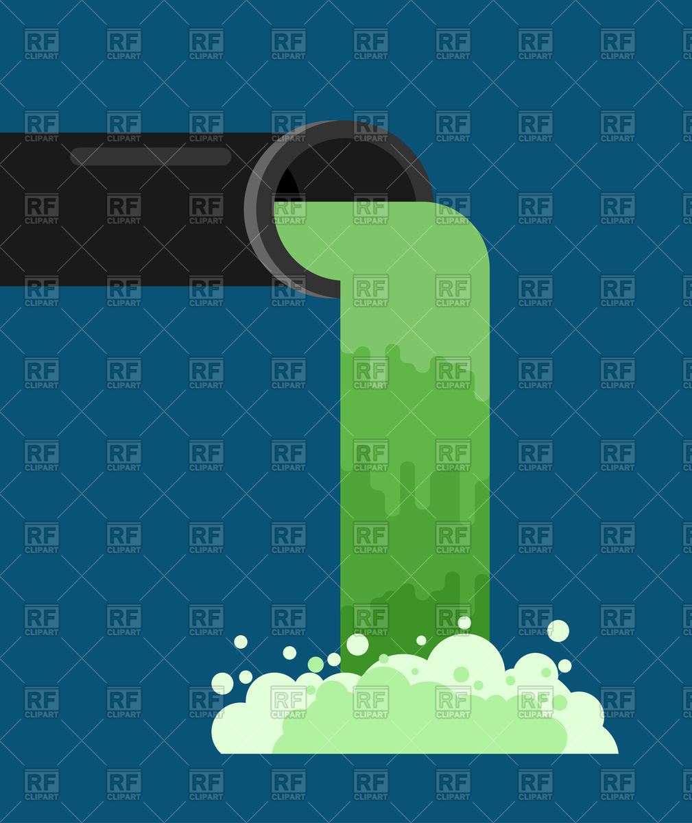 1009x1200 Industrial Waste From Pipe