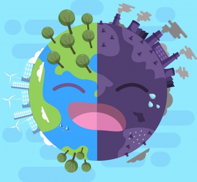 397x368 Pollution Free Vector Download