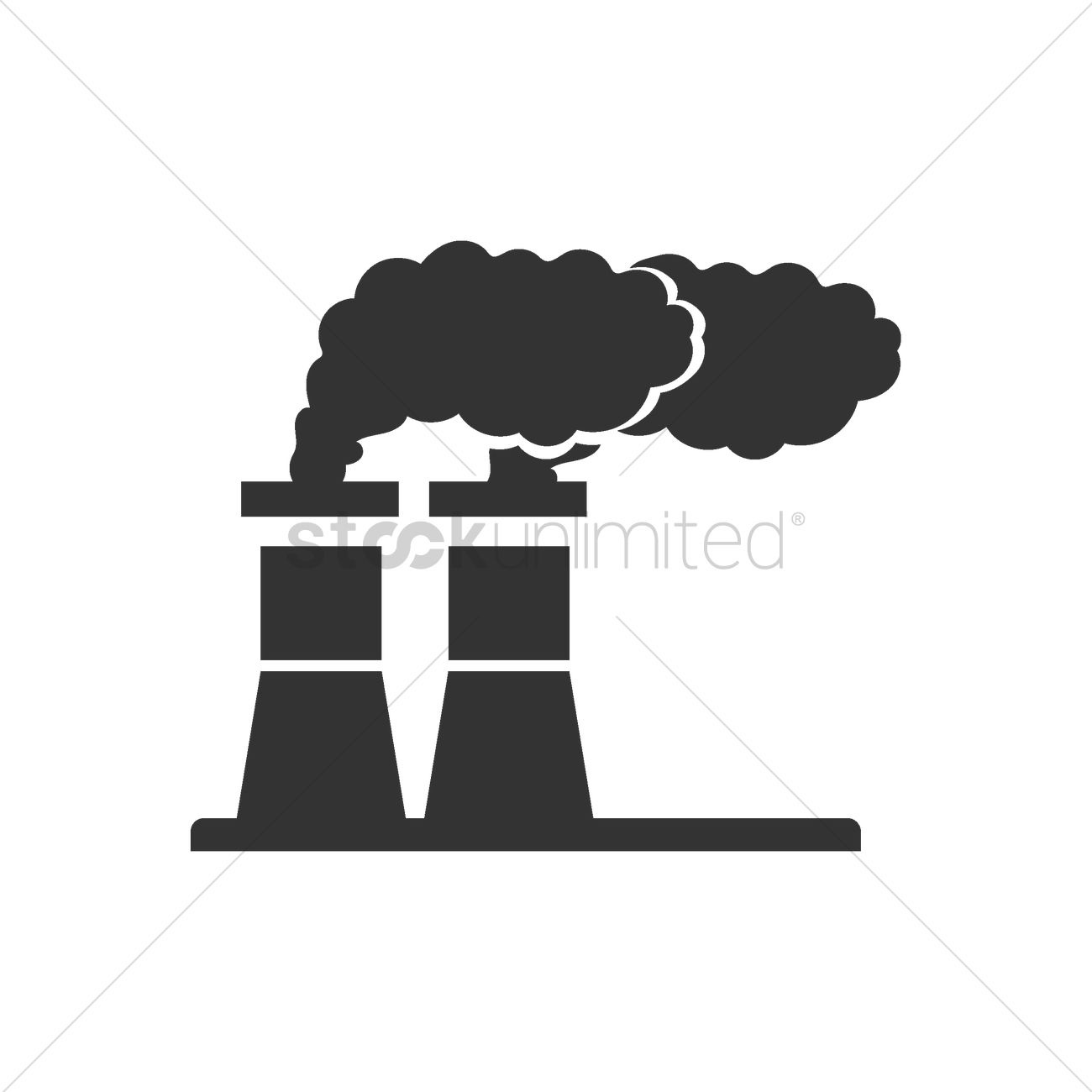1300x1300 Air Pollution Vector Image