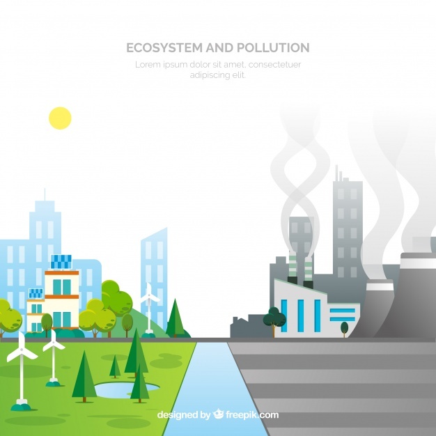 626x626 Ecosystem And Pollution Design Vector Free Download