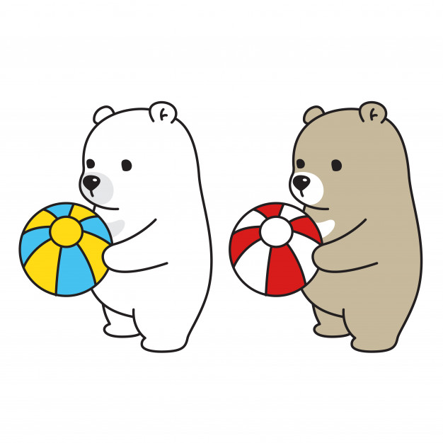 Bear balls. Медведь с мячом. Мишка с мячиком. Белый медведь с мячом. Шаблон белый Медвежонок с мячиком.