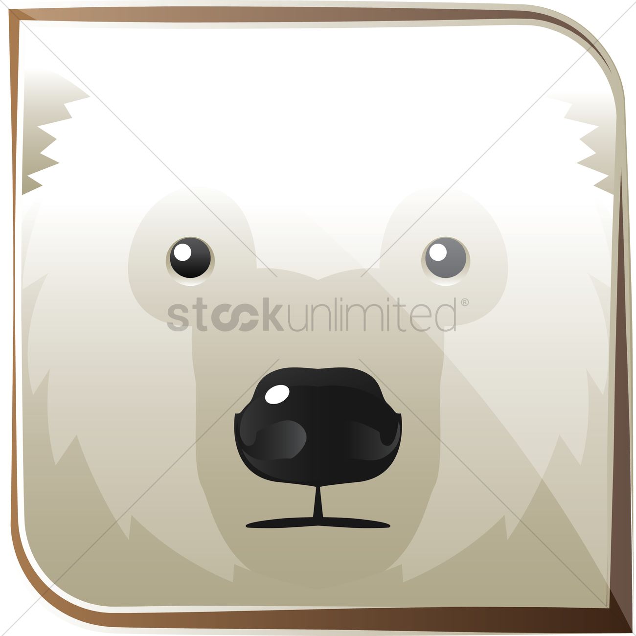 1300x1300 Free Polo Bear Vector Image