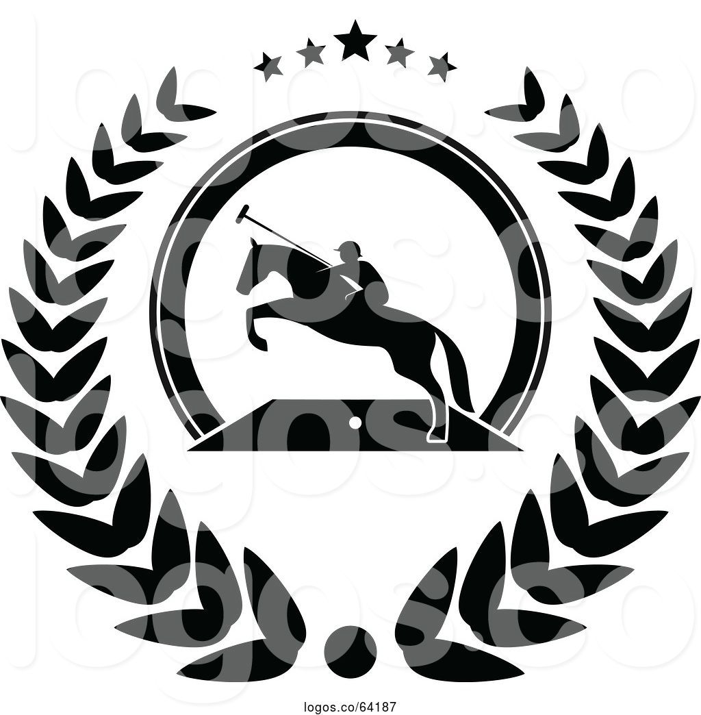 1024x1044 Logo Of Black And White Silhouetted Horseback Guy On A Leaping