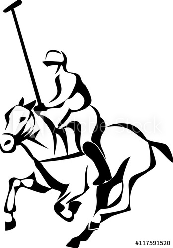 348x500 A Polo Horse Player