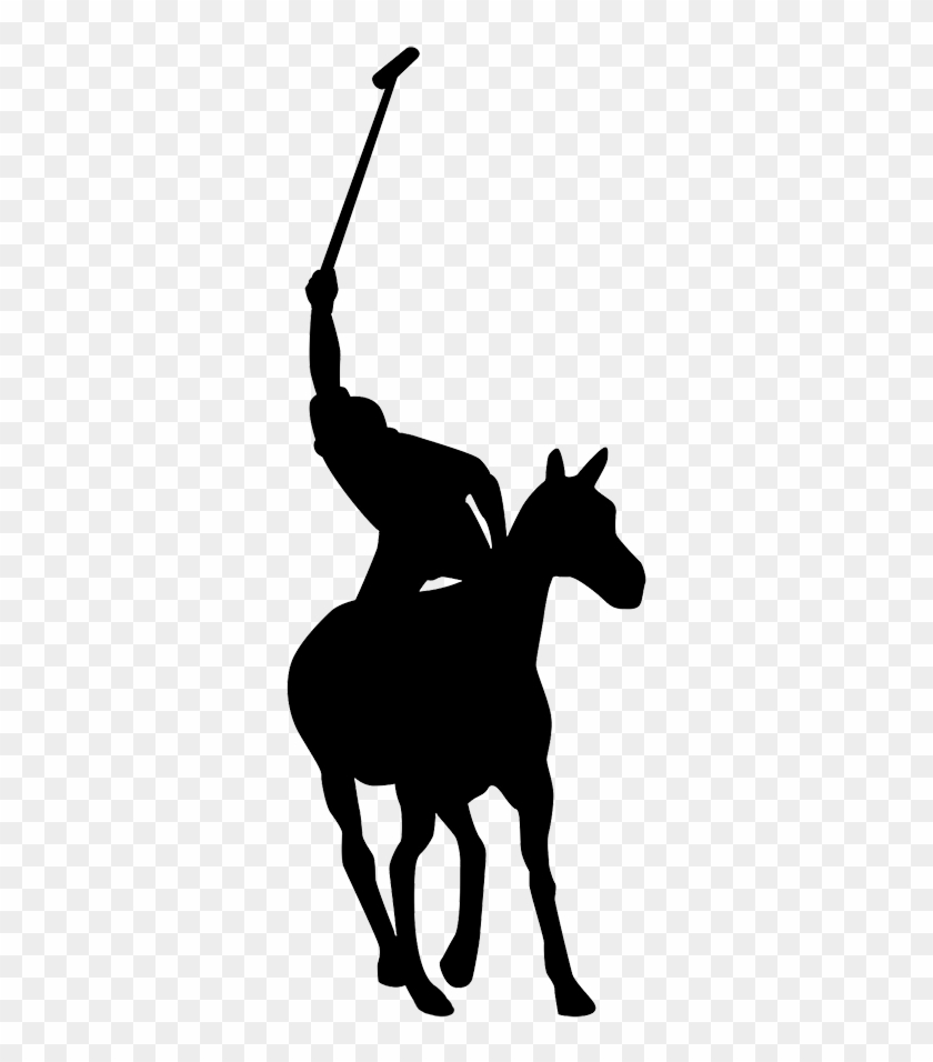 840x956 Polo Player Clipart