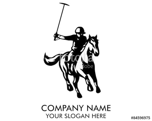 500x400 Silhouette Polo Horse Stock Image And Royalty Free Vector