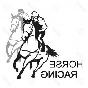 300x300 Horse Race Silhouette Vector Clipart Newwaysys