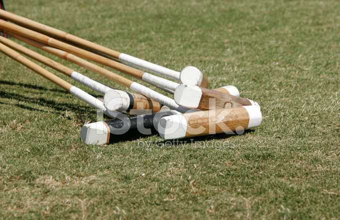 681x440 Polo Mallets Stock Photos