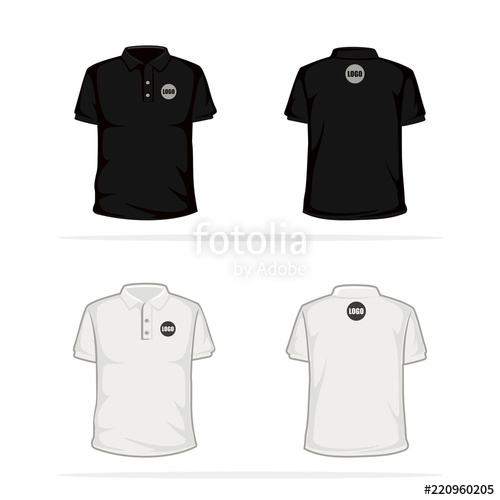 500x500 Polo Shirt Template Mock Up Stock Image And Royalty Free Vector