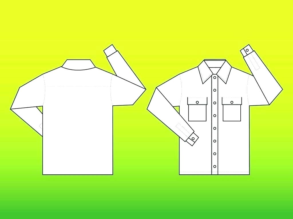 1024x765 Polo Shirt Vector Template White Templates Design T Illustrator