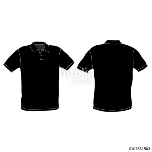 500x500 Polo Shirt Template Vector Illustration Stock Image And Royalty