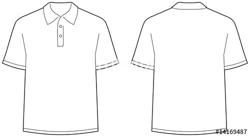 500x274 Vector Polo Shirt Template