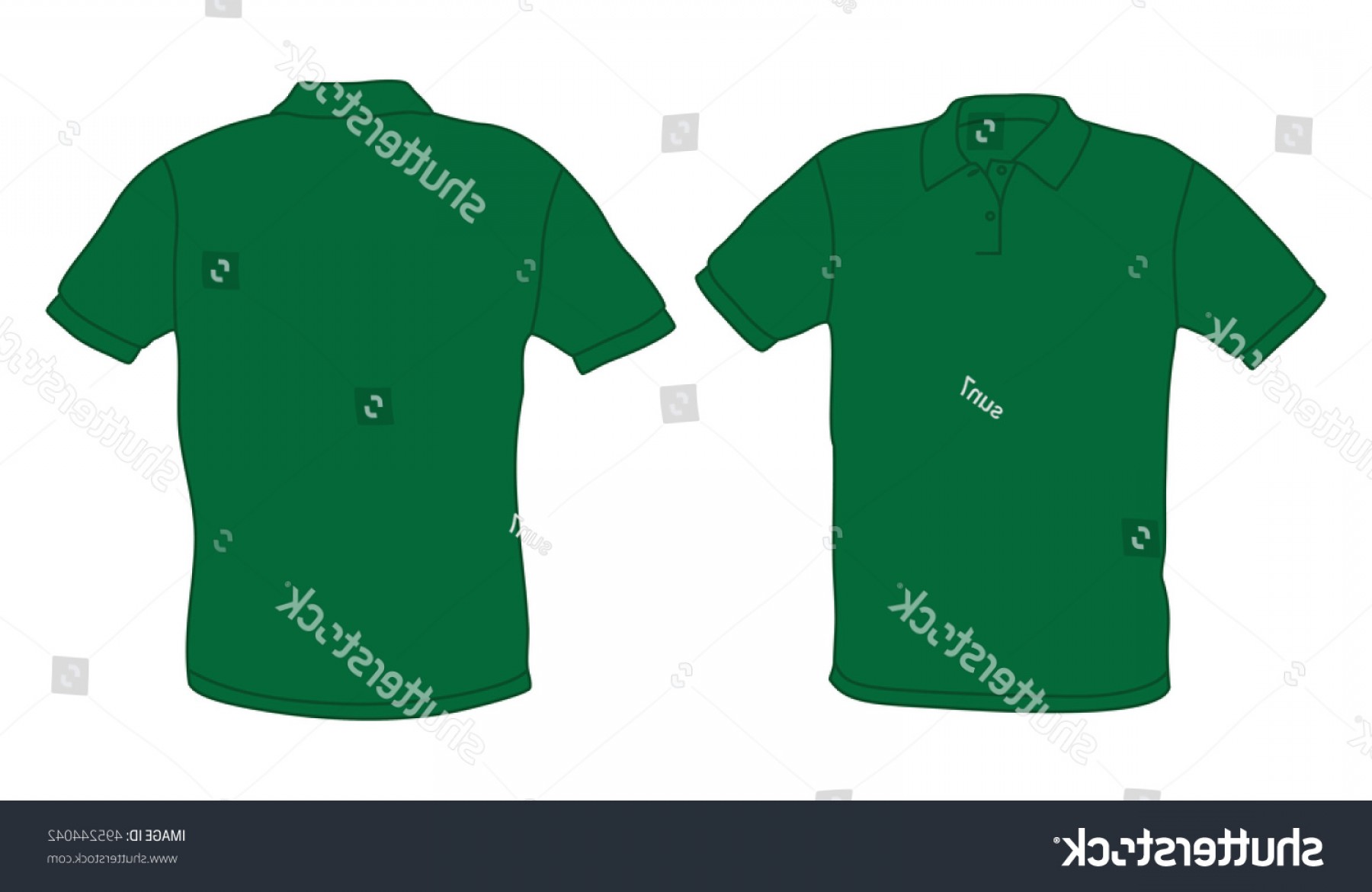 1800x1170 Green Polo Shirt Vector Catamart