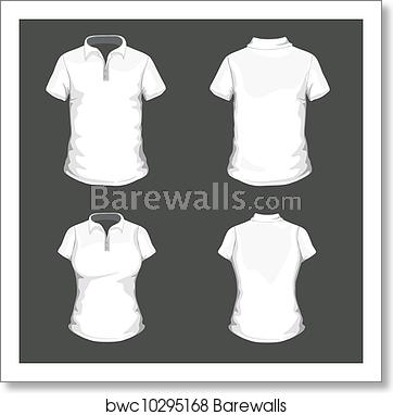 362x382 Vector Polo Shirt Design Template, Art Print Barewalls Posters