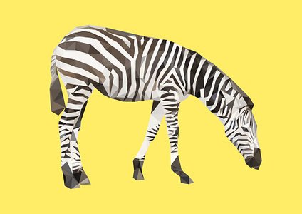 Polygonal Zebra, Polygon Animal, Vector Stock Vectors 424x300 Polygonal Zebra, Polygon Animal, Vector Stock Vectors