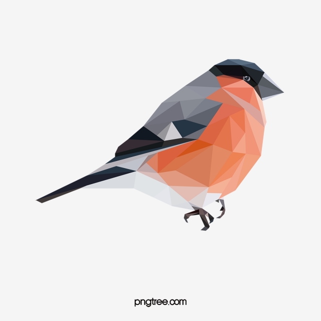 Vector Polygon Animal Orange Bird, Animal, Lovely, Pattern Png 640x640 Vector Polygon Animal Orange Bird, Animal, Lovely, Pattern Png