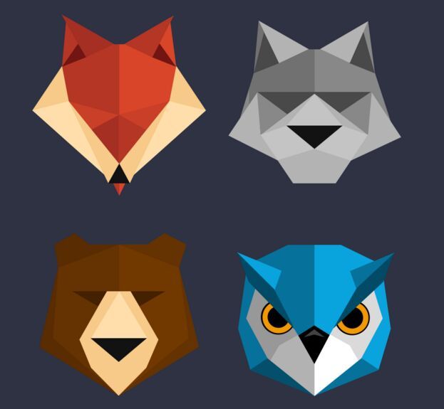 Free Polygon Animal Icons Resident Advisor Bear Vector 623x575 Free Polygon Animal Icons Resident Advisor Bear Vector