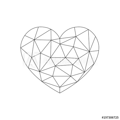 Free Free Geometric Heart Svg Free 315 SVG PNG EPS DXF File