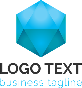 Polygonal Shape Logo Vector 282x300 Polygonal Shape Logo Vector