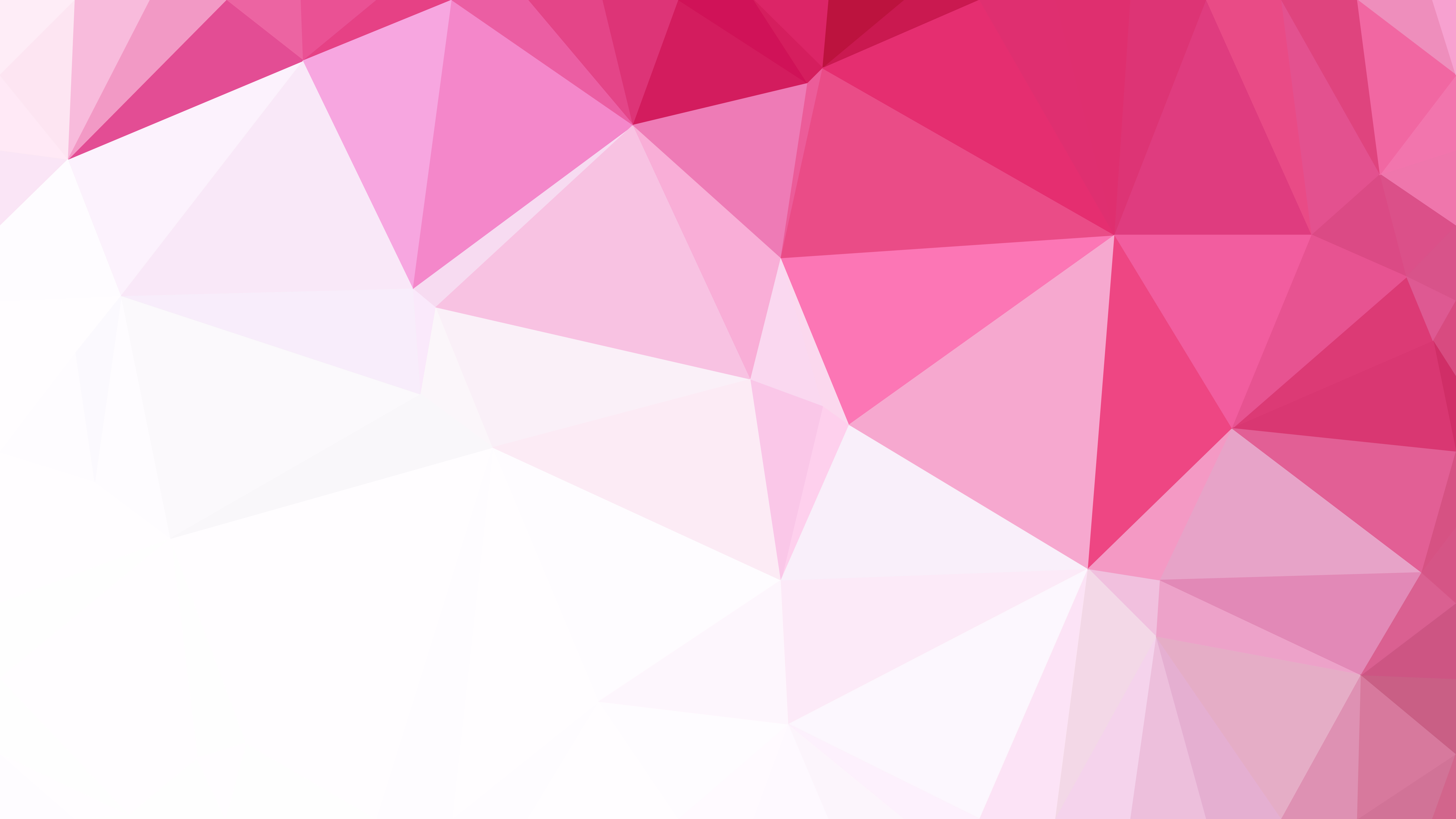 8000x4500 Pink And White Polygon Triangle Pattern Background Vector Art