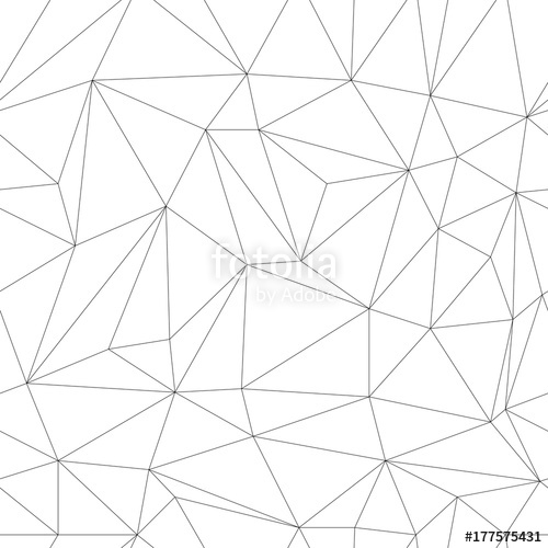 500x500 Seamless Polygon Vector Pattern Outline Triangle Trendy