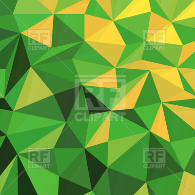 400x400 Triangular Low Poly Green Pattern Vector Image Of Backgrounds