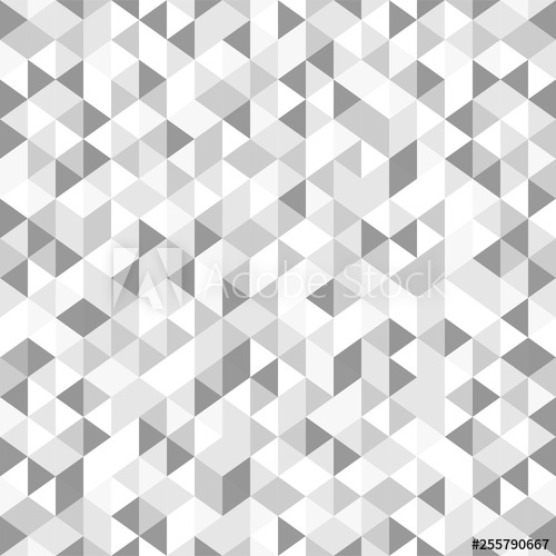 500x500 Abstract Polygon Grey And White Graphic Triangle Seamless Pattern