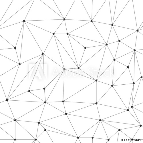 500x500 Seamless Polygon Vector Pattern Outline Triangle Trendy