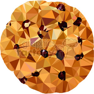 300x300 Choc Chip Cookie Triangle Art Geometry Geometric Polygon Vector
