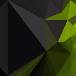 300x300 Green And Black Polygon Background Graphic Design Vector Art