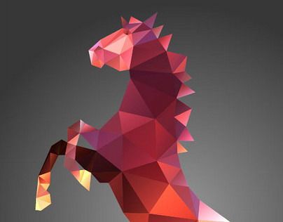 404x316 Triangle Polygon Vector Illustrations