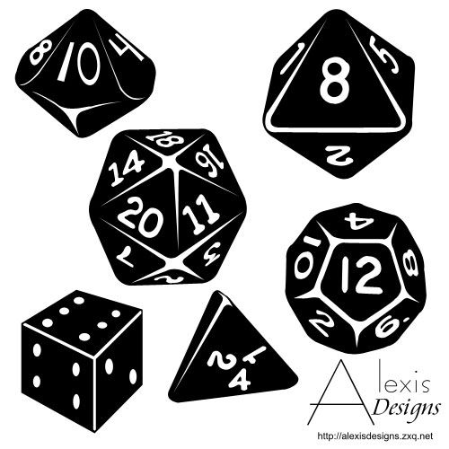 Polyhedral Dice Vector