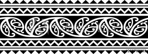 Polynesian Tattoo Sleeve Pattern Vector, Samoan Forearm And Foot 500x183 Polynesian Tattoo Sleeve Pattern Vector, Samoan Forearm And Foot