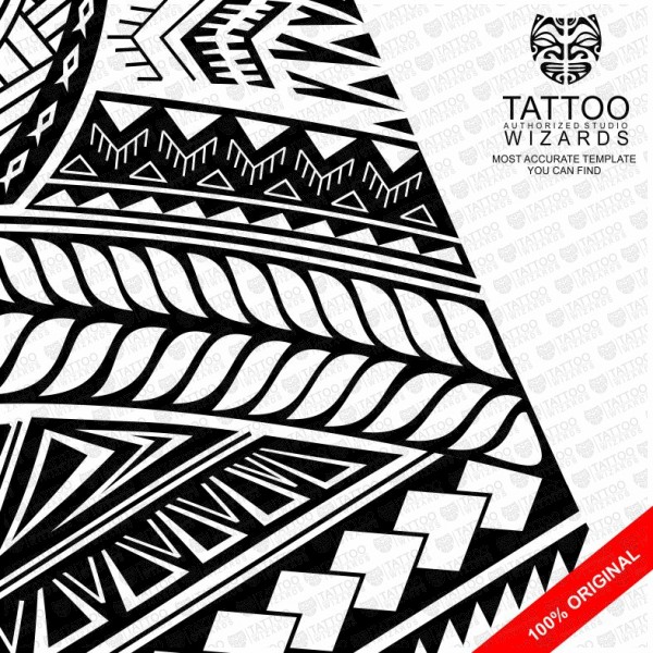 Samoan Turtle Shield Vector Tattoo Template Stencil 600x600 Samoan Turtle Shield Vector Tattoo Template Stencil