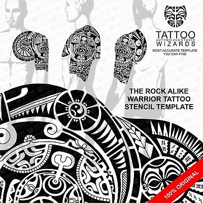 The Rock Dwayne Johnson Maori Polynesian Tattoo Stencil Template 400x400 The Rock Dwayne Johnson Maori Polynesian Tattoo Stencil Template