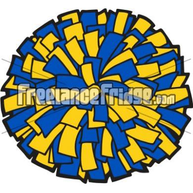390x390 Cheerleading Pompom Vector Clipart Stock Artwork Homcoming