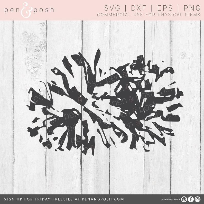 794x794 Pom Pom Vector Graphic Download Dxf Multiple Format Etsy