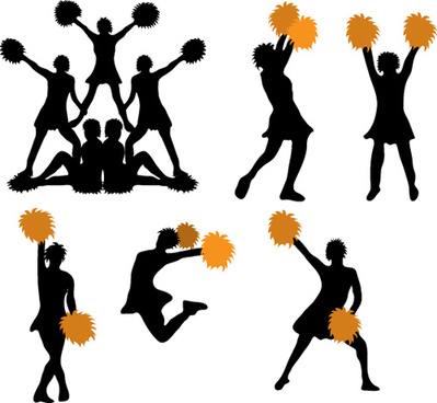 399x368 Free Cheerleader Pom Pom Vector Images Free Vector Download