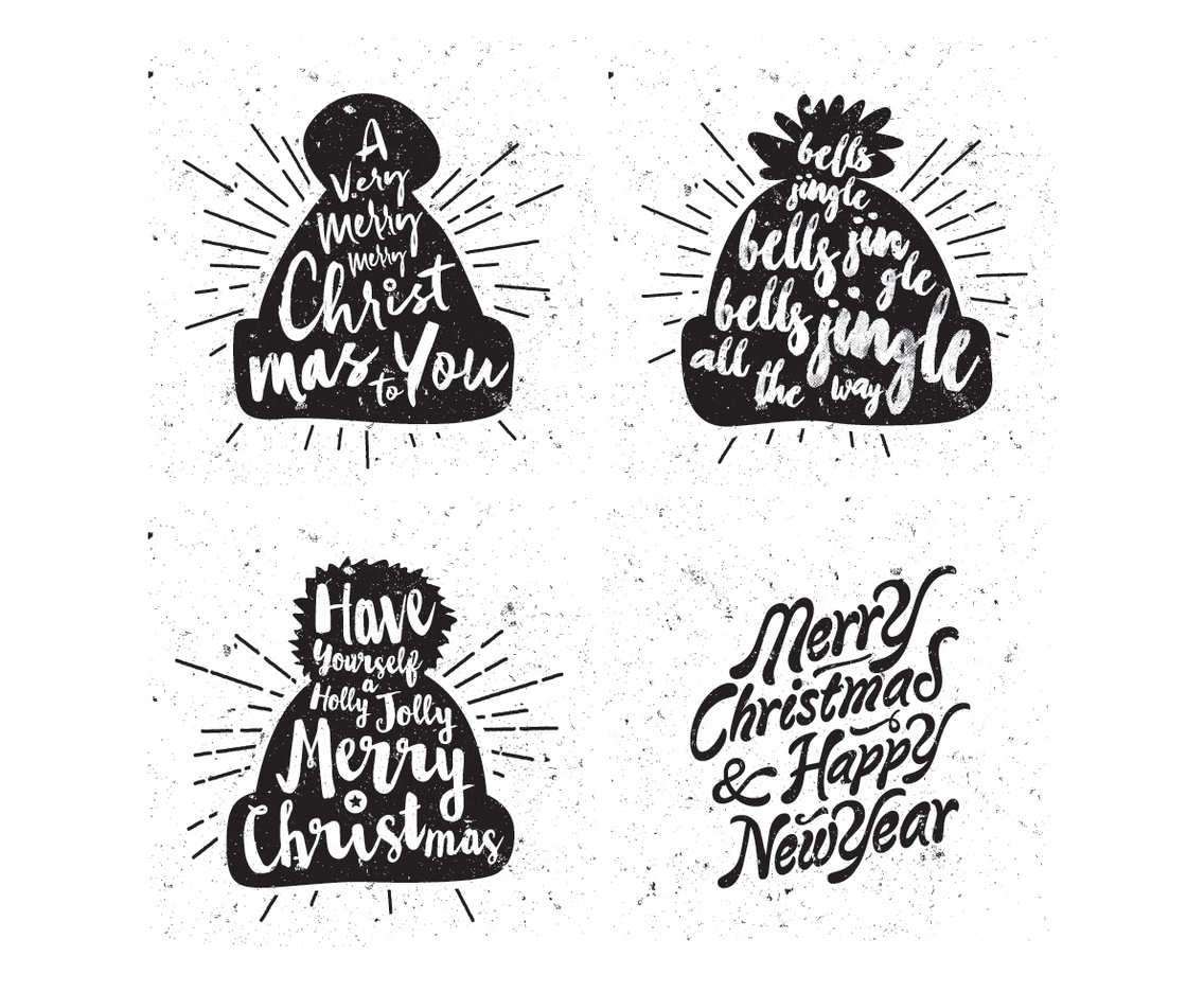 1136x936 Snowy Pom Pom Hat Vector Vector Art Graphics