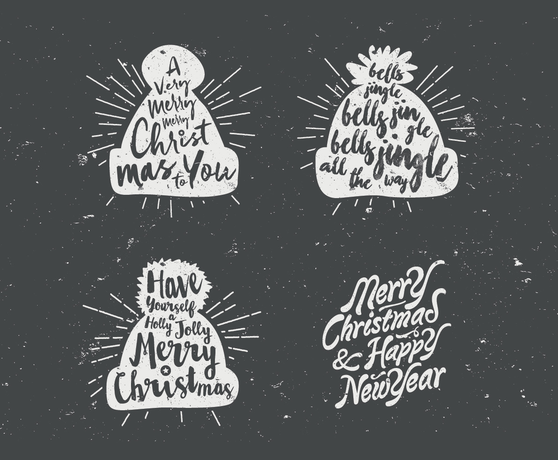 1136x936 Chalkboard Pom Pom Hat Vector Vector Art Graphics