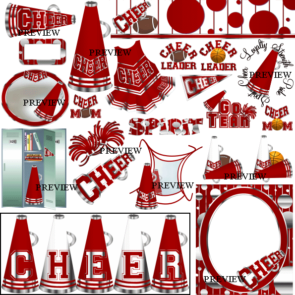 595x595 Football And Pom Pom Vector Library Png Files, Free Clip Art