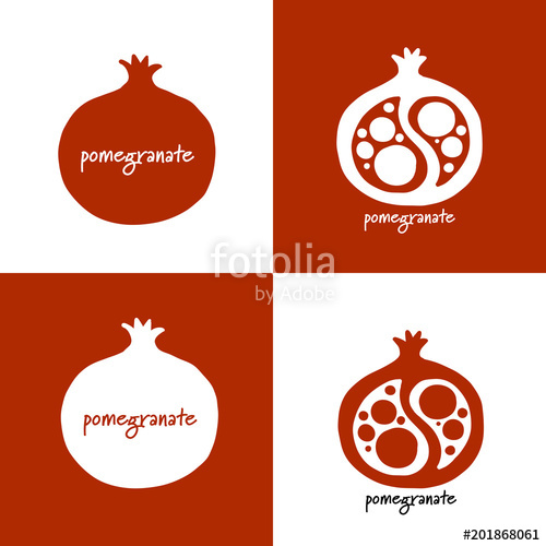 Pomegranate, Sketch For Your Design Stock Image And Royalty Free 500x500 Pomegranate, Sketch For Your Design Stock Image And Royalty Free
