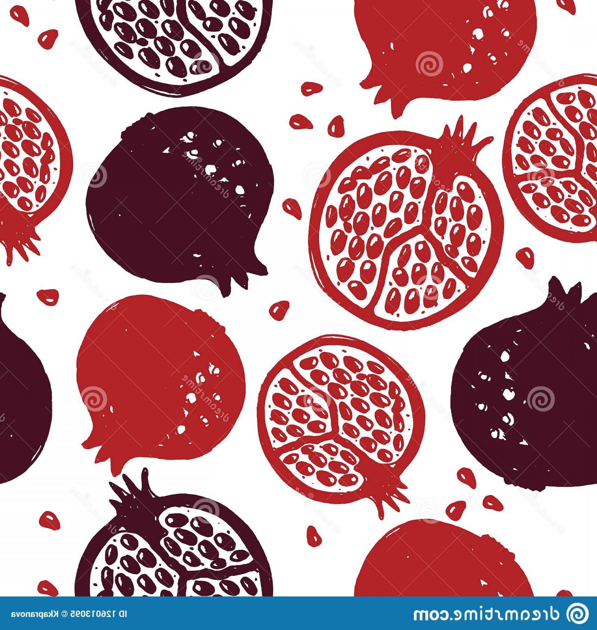 Pomegranate Vector Seamless Pattern Hand Drawn Elements 1920x2028 Pomegranate Vector Seamless Pattern Hand Drawn Elements