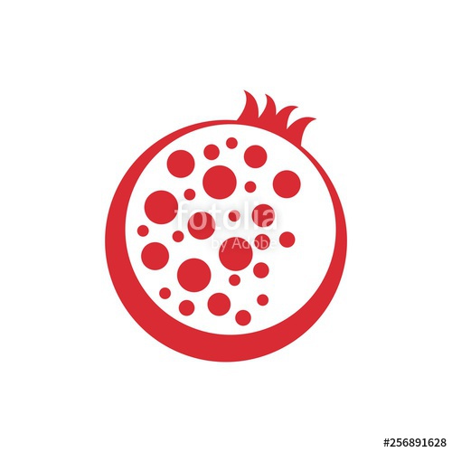 Pomegranate Abstract Logo Stock Image And Royalty Free Vector 500x500 Pomegranate Abstract Logo Stock Image And Royalty Free Vector