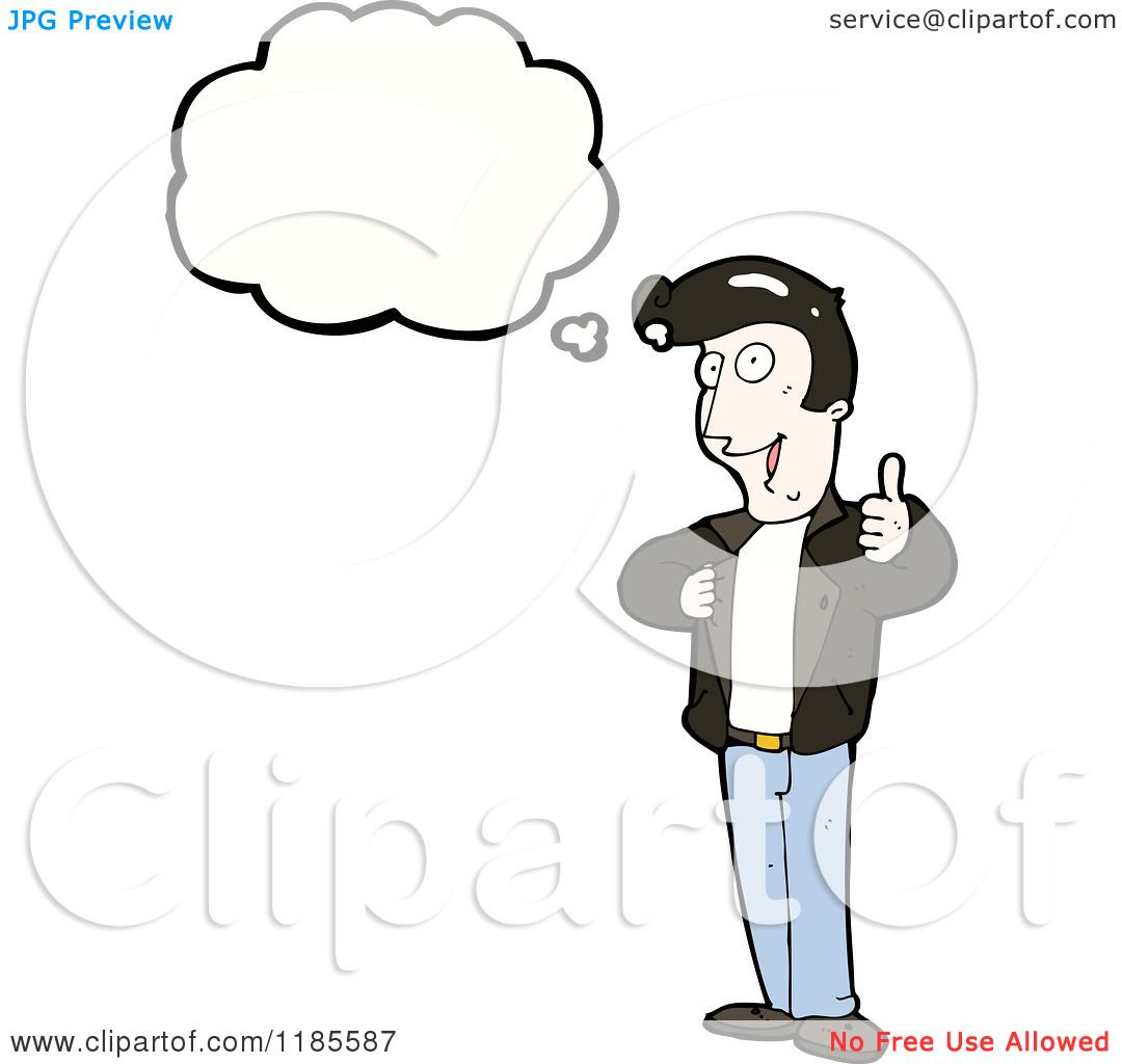 Cartoon Of A Man With A Pompadour Thinking 1080x1024 Cartoon Of A Man With A Pompadour Thinking