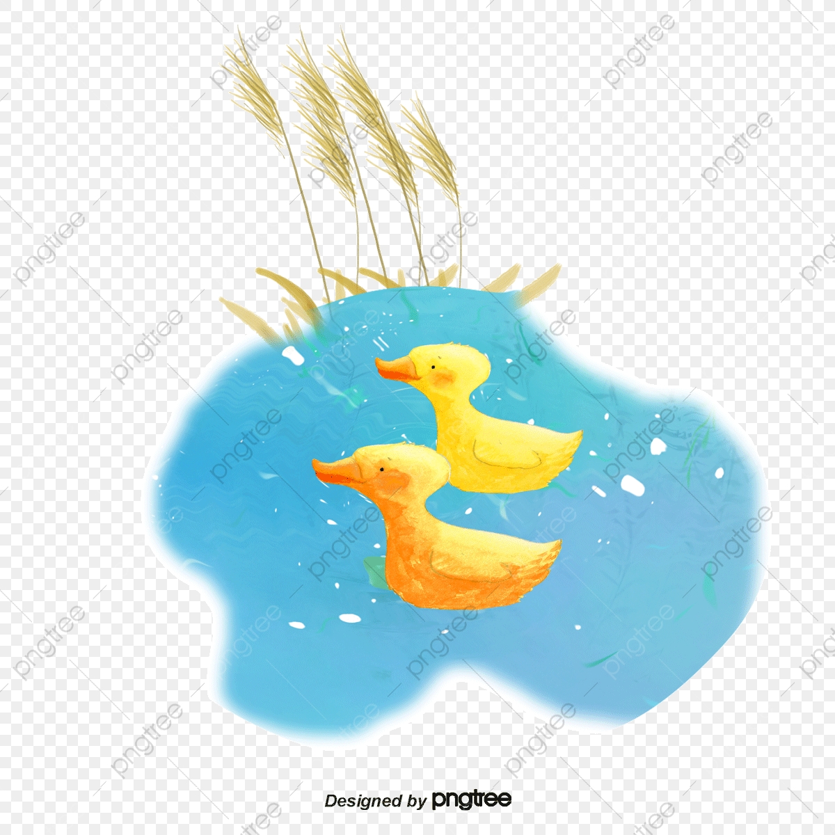 1200x1200 The Duckling In The Pond, Vector Png, Duckling, Pond Png