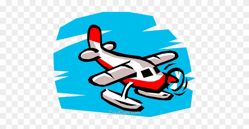 840x434 Pontoon Plane Royalty Free Vector Clip Art Illustration